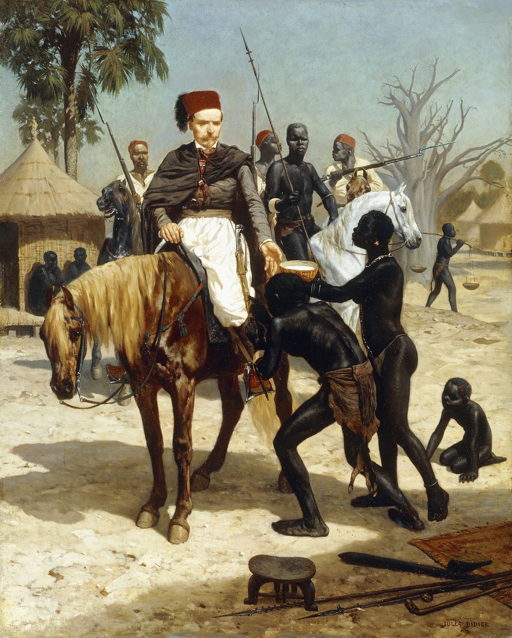 En eksotisk besøkende, 1857 av Jules Didier