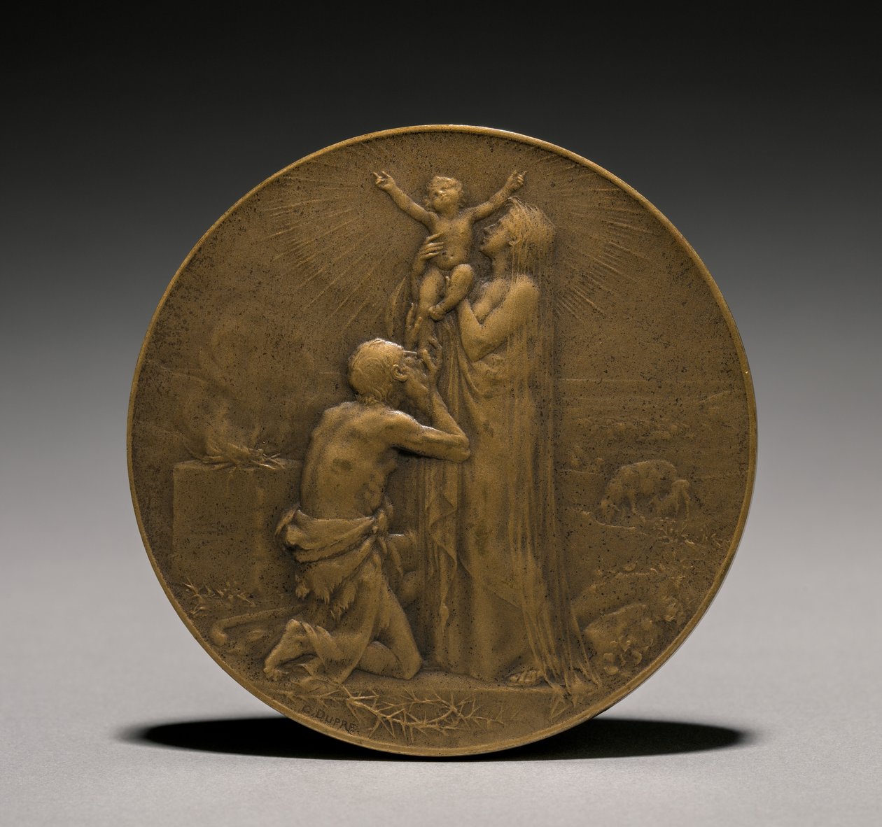 Medalje, 1800-tallet. av Jules Dupré
