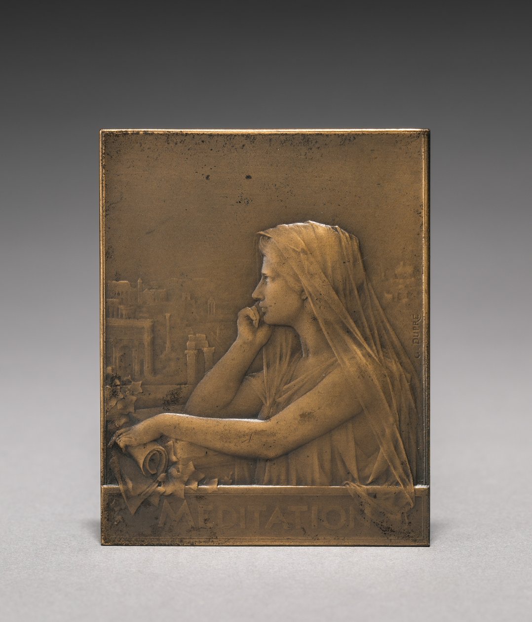 Medaljong. av Jules Dupré