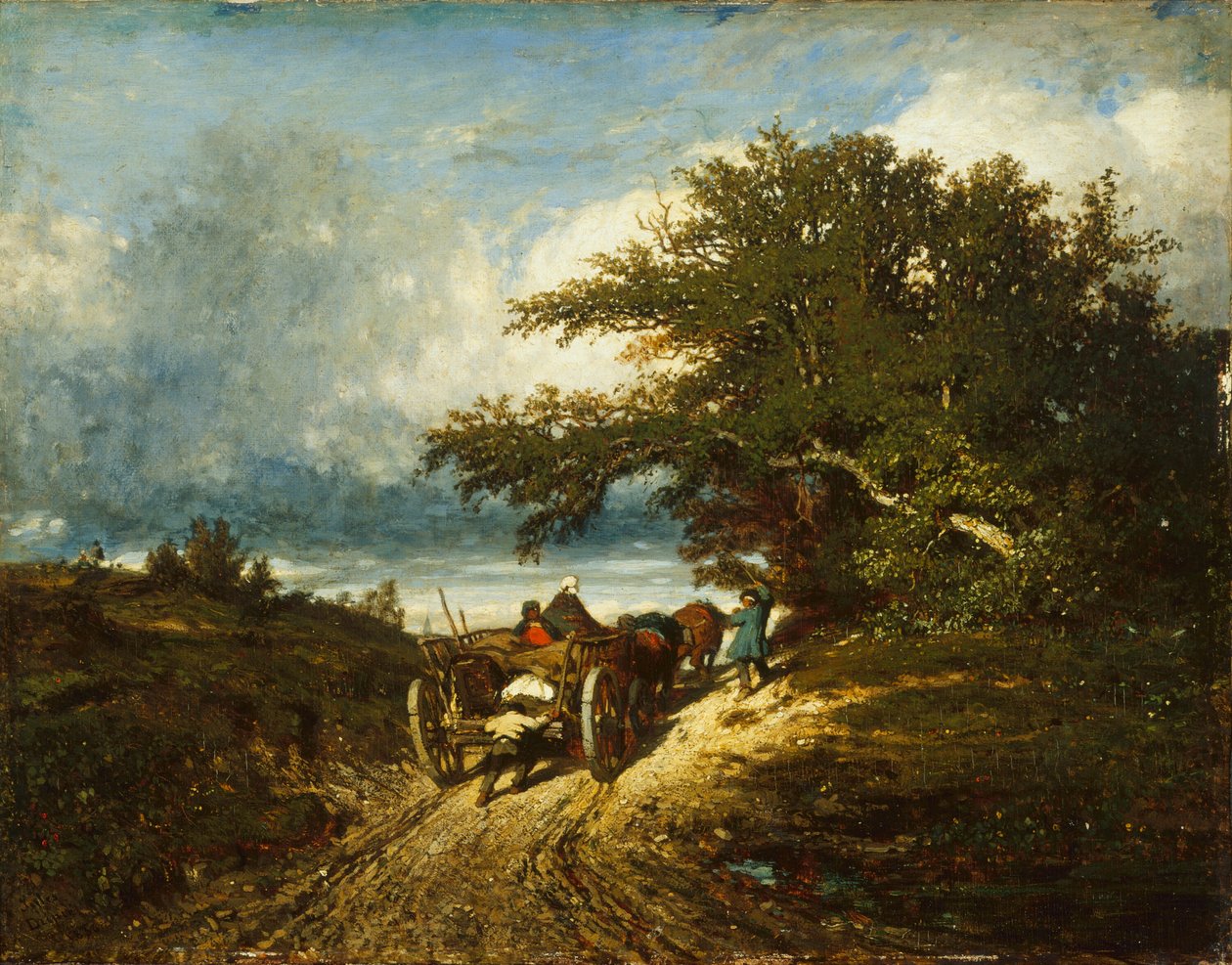 På veien av Jules Dupré