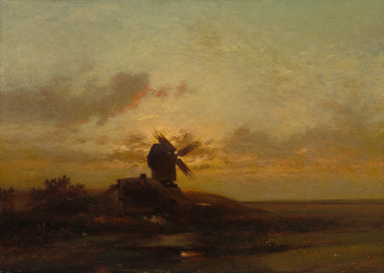 Vindmøllen av Jules Dupré