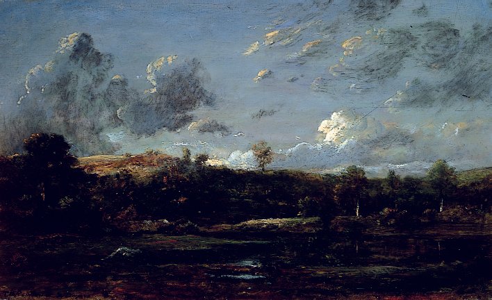 In the Landes, ca. 1841 (olje på lerret) av Jules Dupré