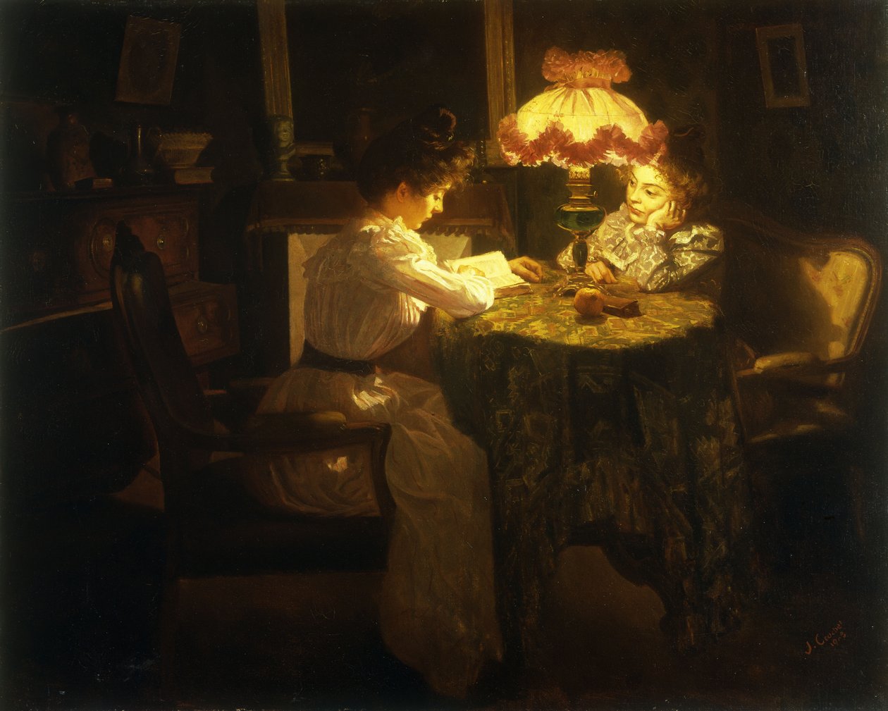 Lampelys av Jules Emile Crochet