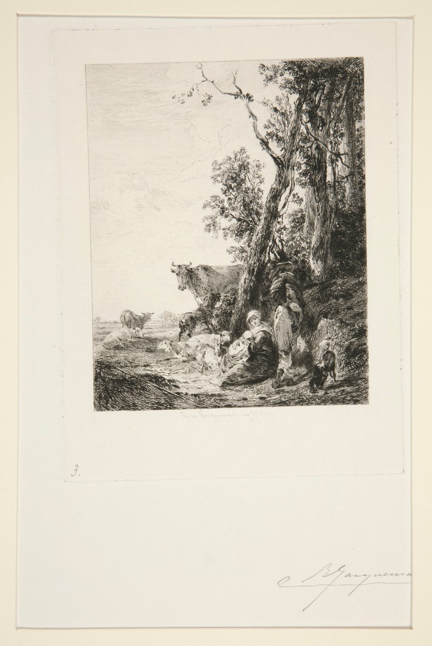 Hvile av Jules Ferdinand Jacquemart