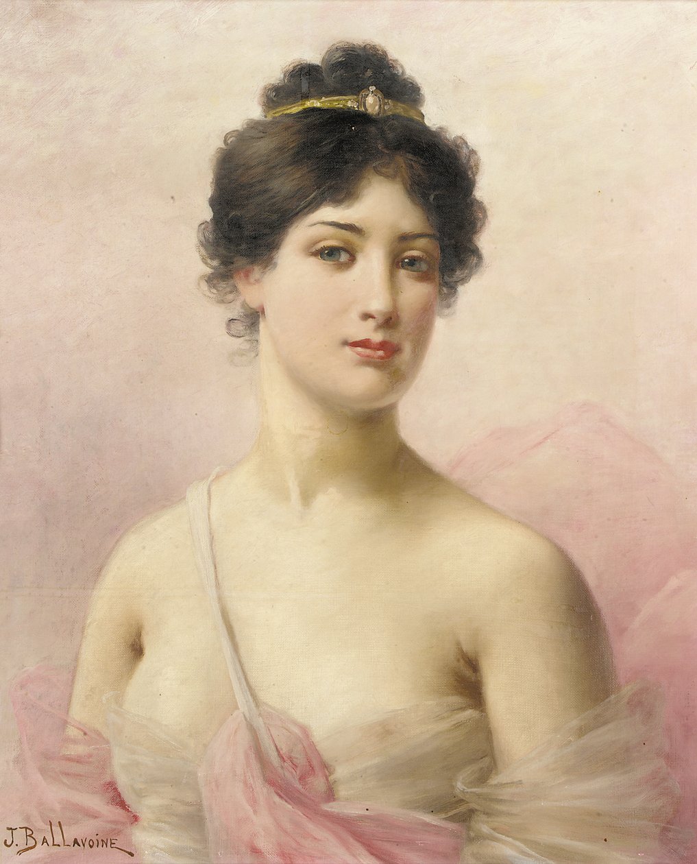 En ung skjønnhet av Jules Frederic Ballavoine