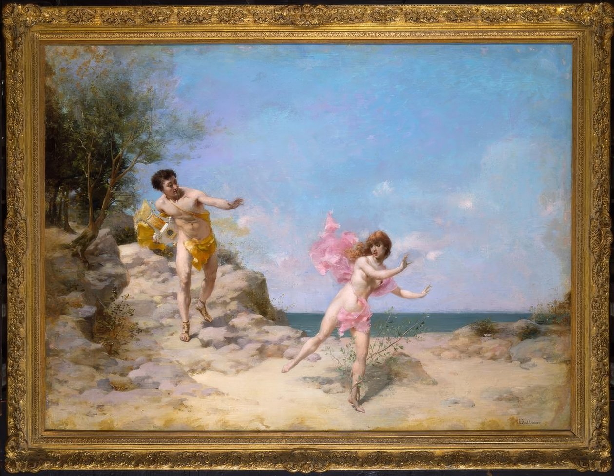 Apollo og Daphne av Jules Frederic Ballavoine
