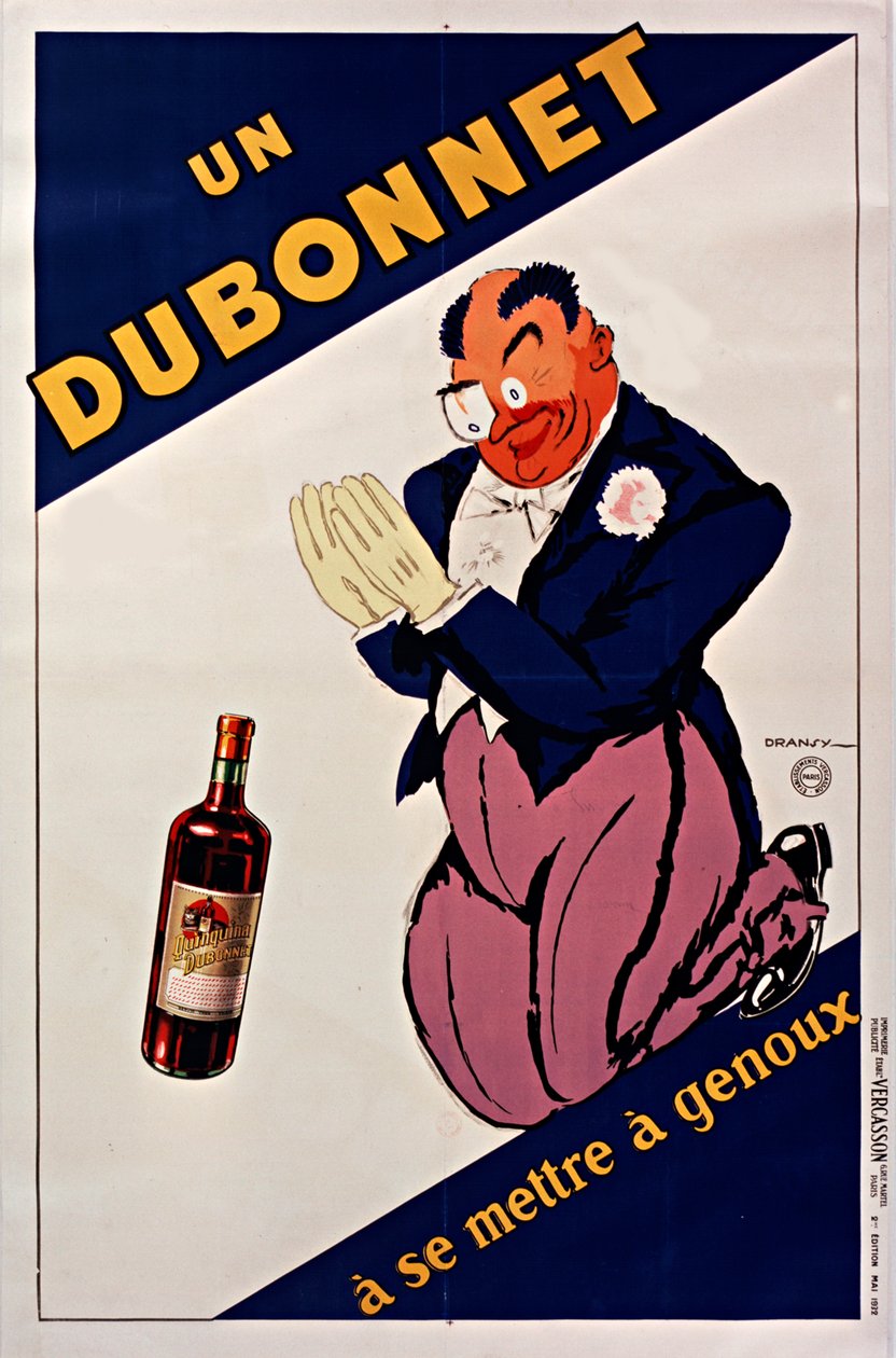 En Dubonnet å knele, 1932. av Jules Isnard Dransy