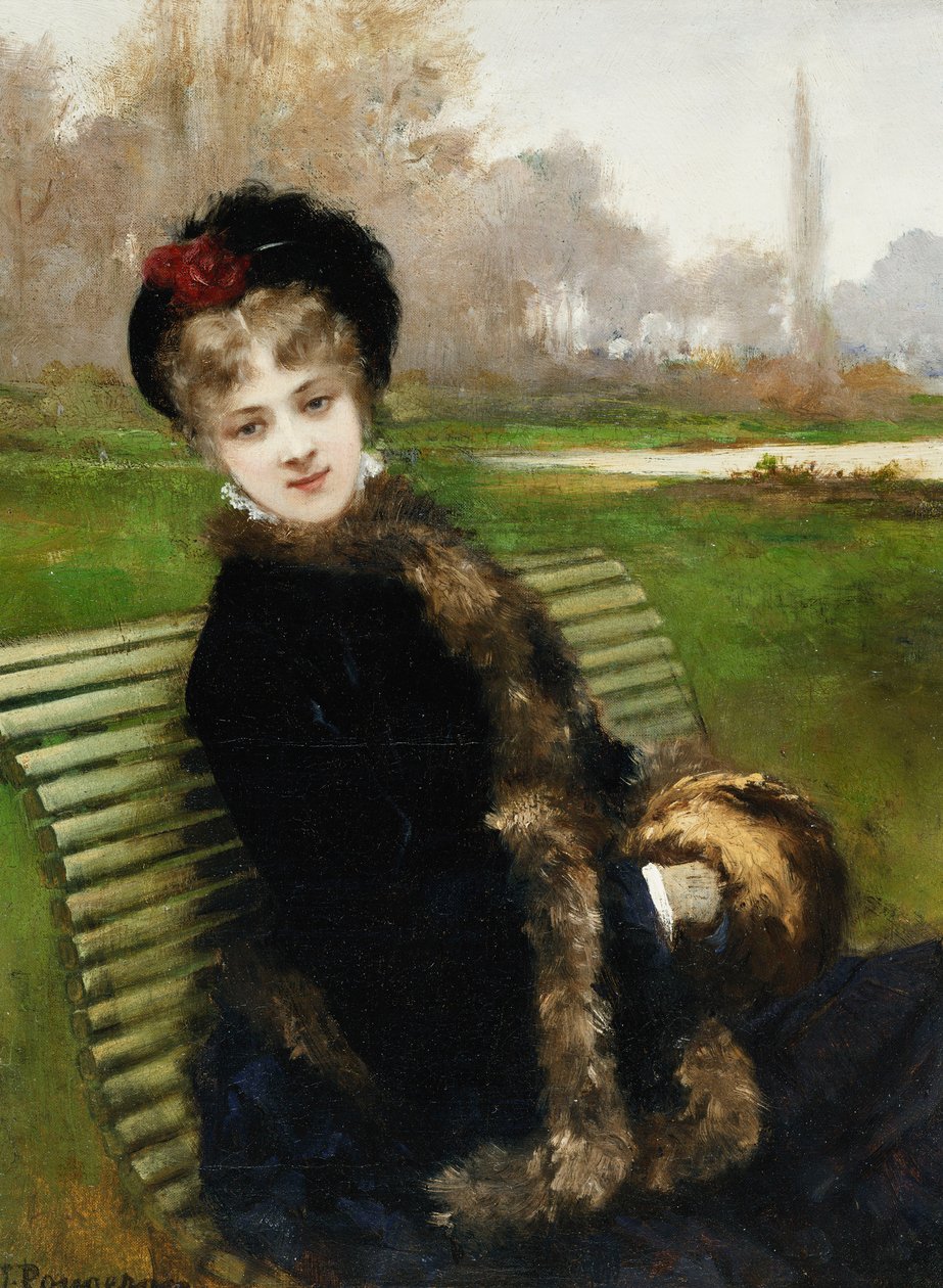 Parkbenken av Jules James Rougeron
