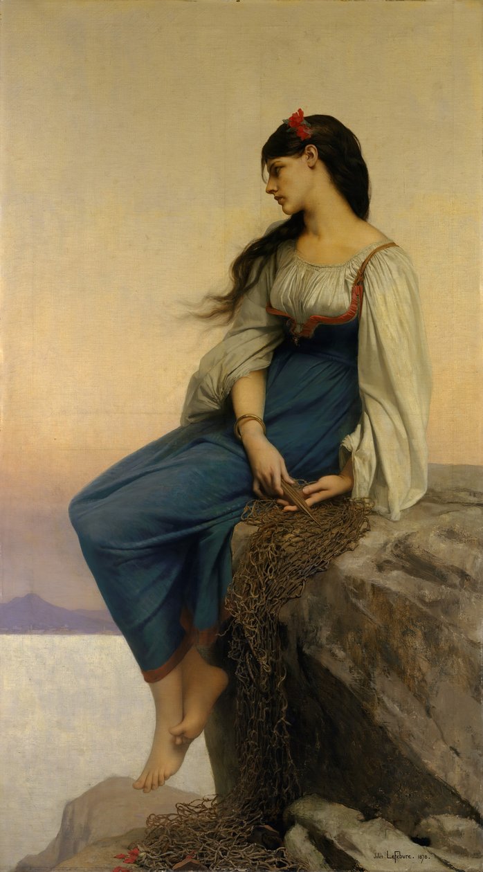 Graziella, 1878. av Jules Joseph Lefebvre
