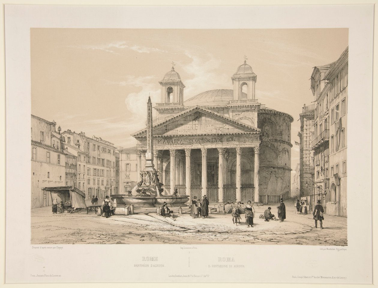 Roma, Pantheon d av Jules Monthelier