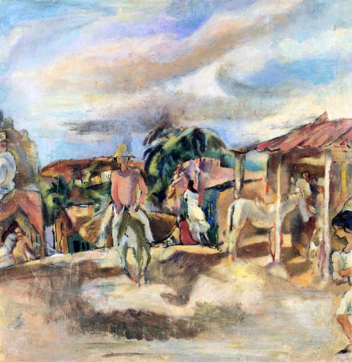 En cubansk landsby av Jules Pascin