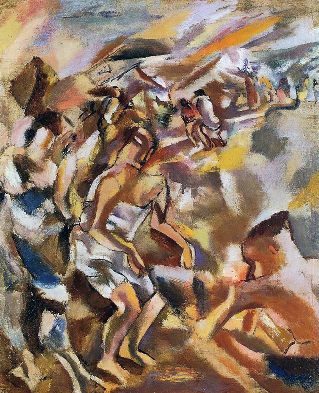 Kubanske figurer, 1917 av Jules Pascin