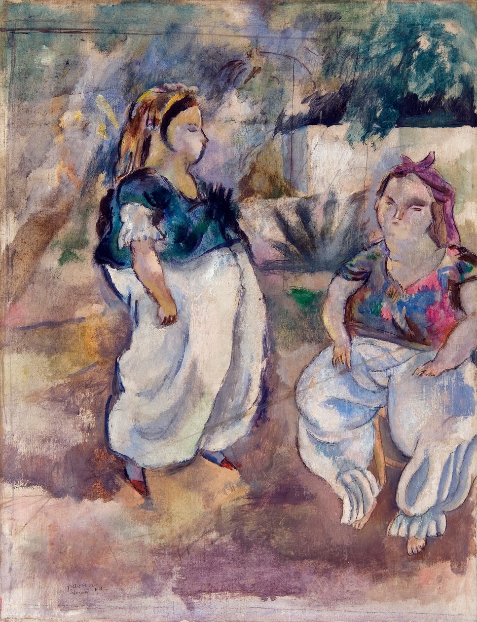 Tunisiske kvinner av Jules Pascin