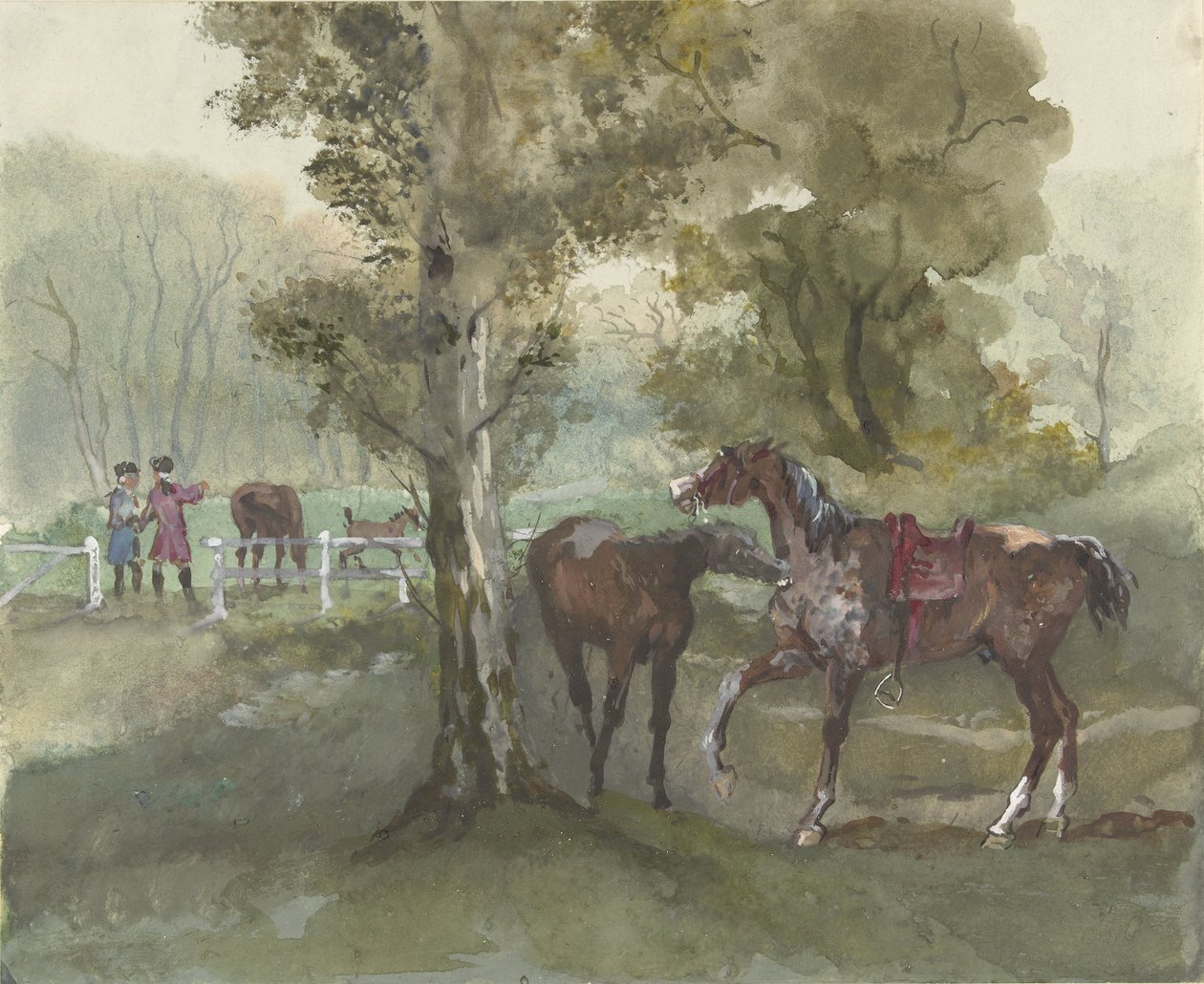 Hester på enga av Jules baron Finot