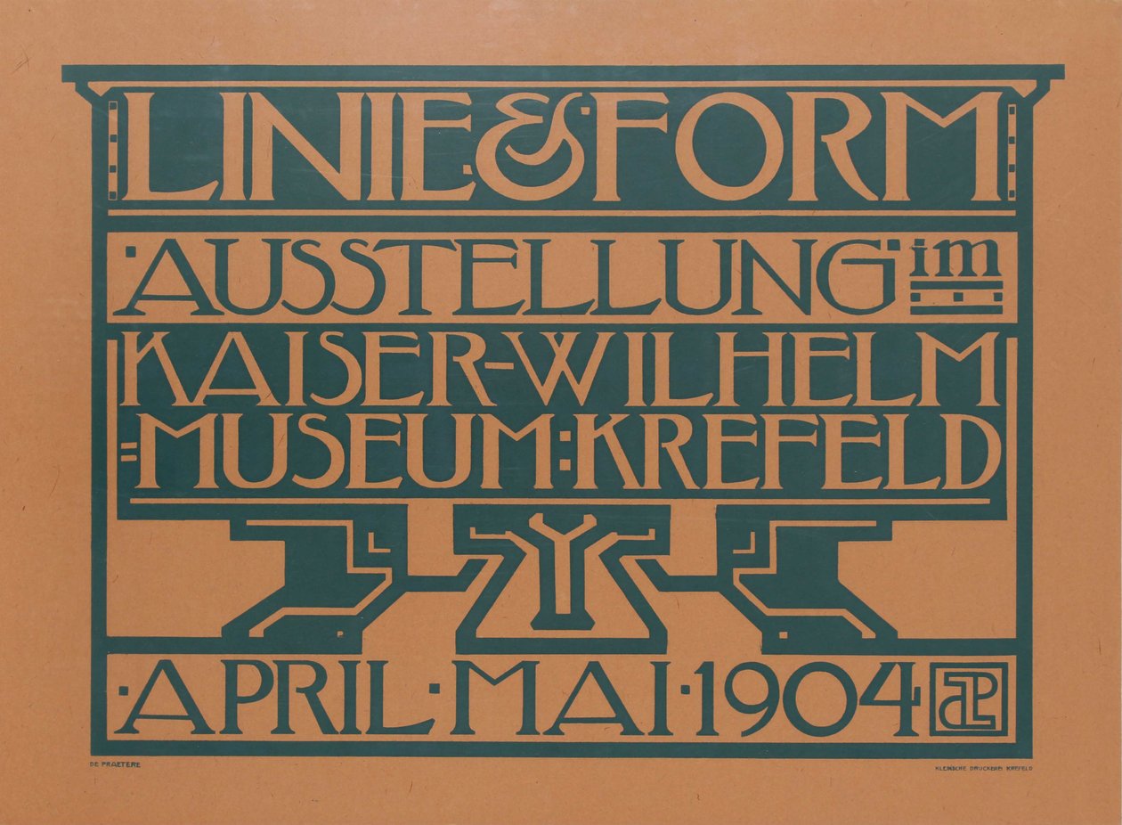 Line & Form-utstilling, 1904. av Jules de Praetere