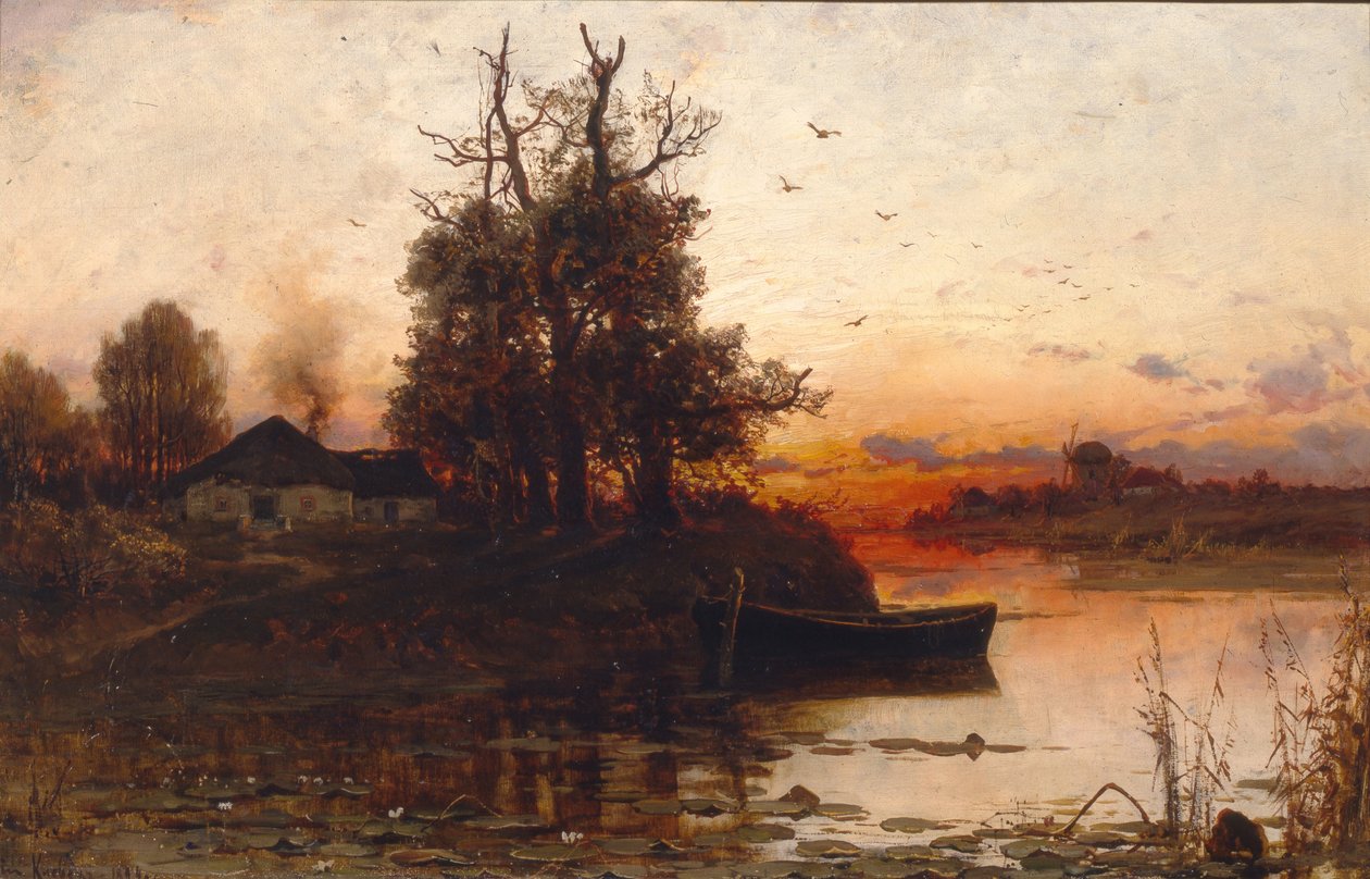 Kveldstillhet, 1894 av Juli Julievich Klever