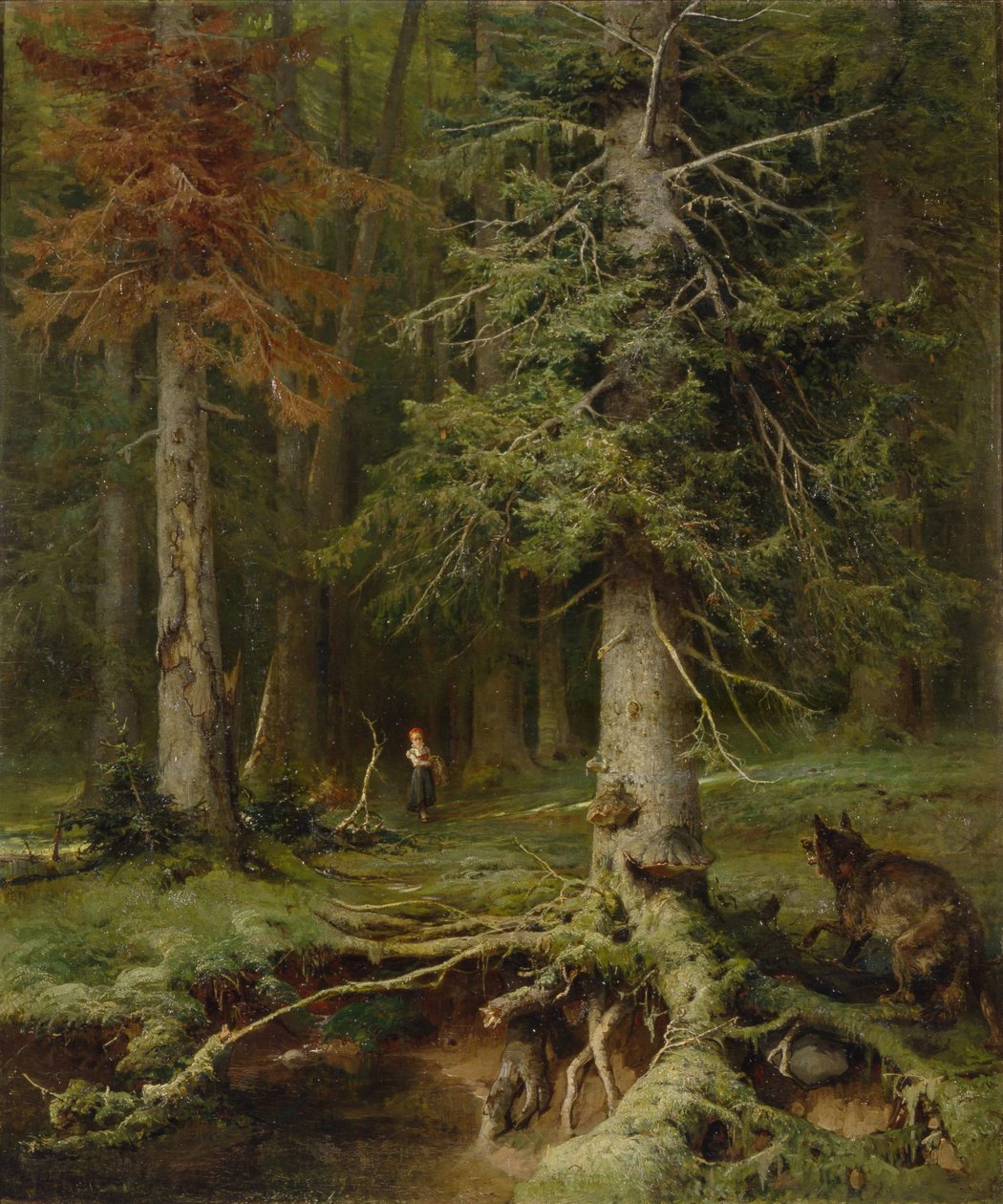 Rødhette, 1887 av Juli Julievich Klever