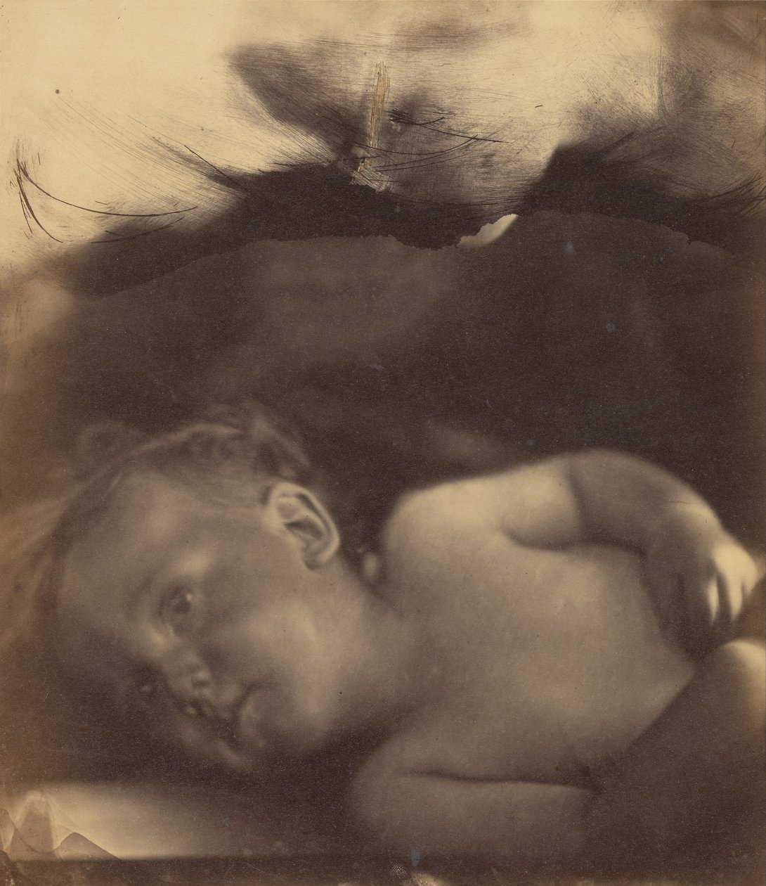 Visionen til spedbarns Samuel av Julia Margaret Cameron