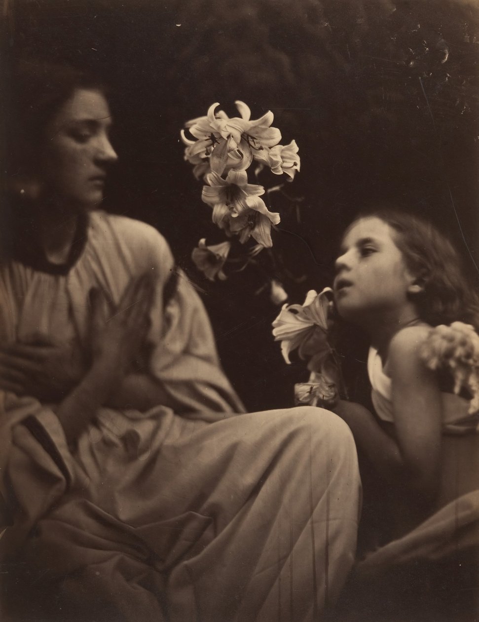 En studie, 1865-66. av Julia Margaret Cameron