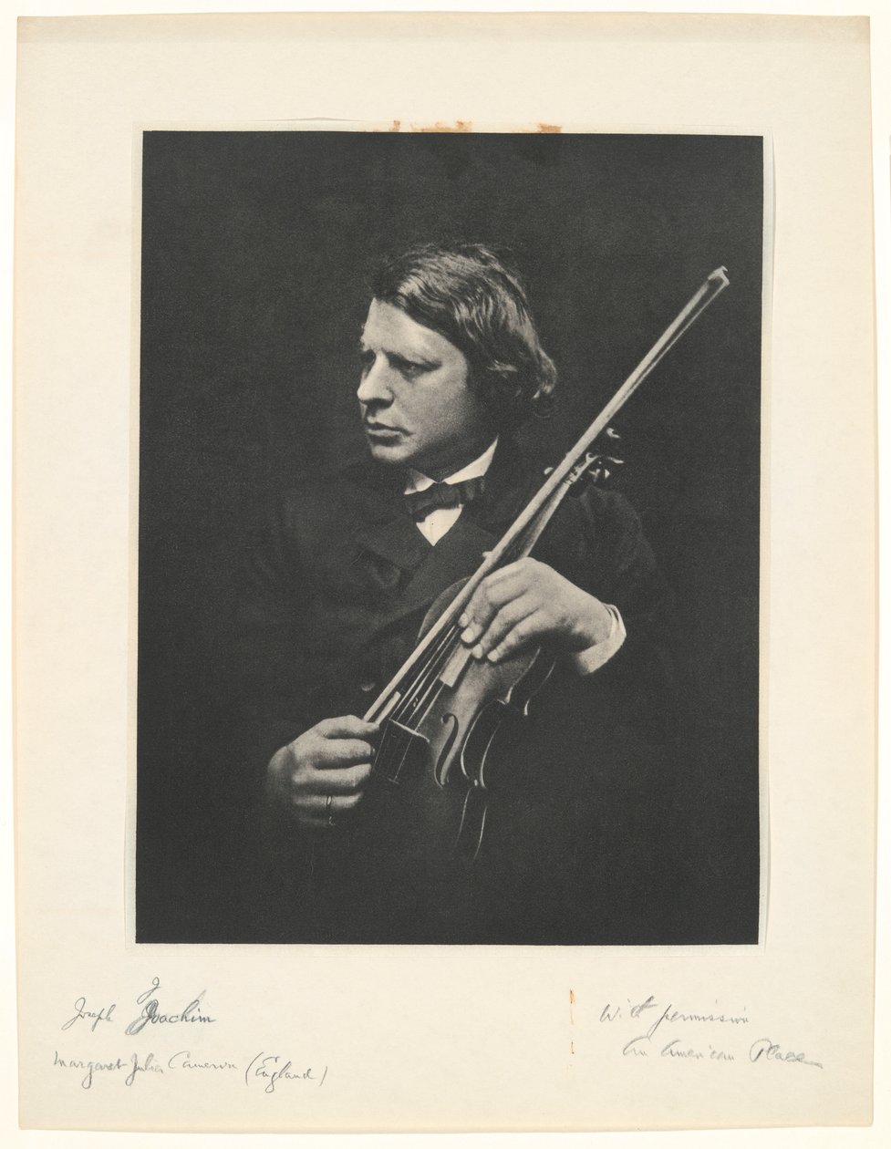 Josef Joachim av Julia Margaret Cameron