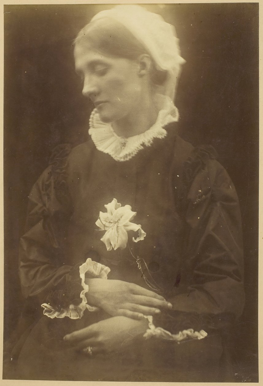 Mrs. Herbert Duckworth, ca. 1874. av Julia Margaret Cameron