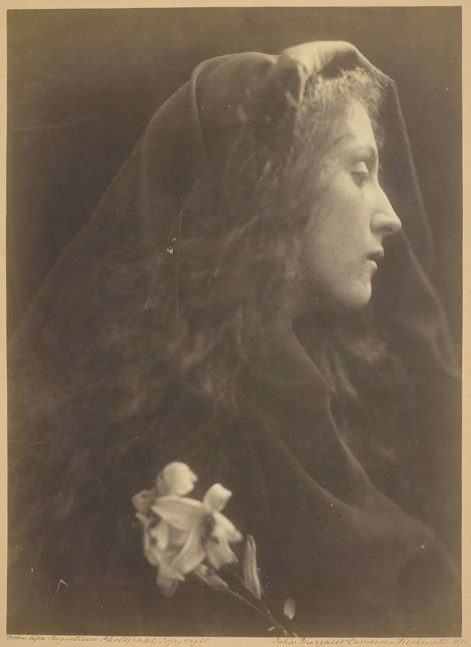 Engelen ved graven, 1869. av Julia Margaret Cameron