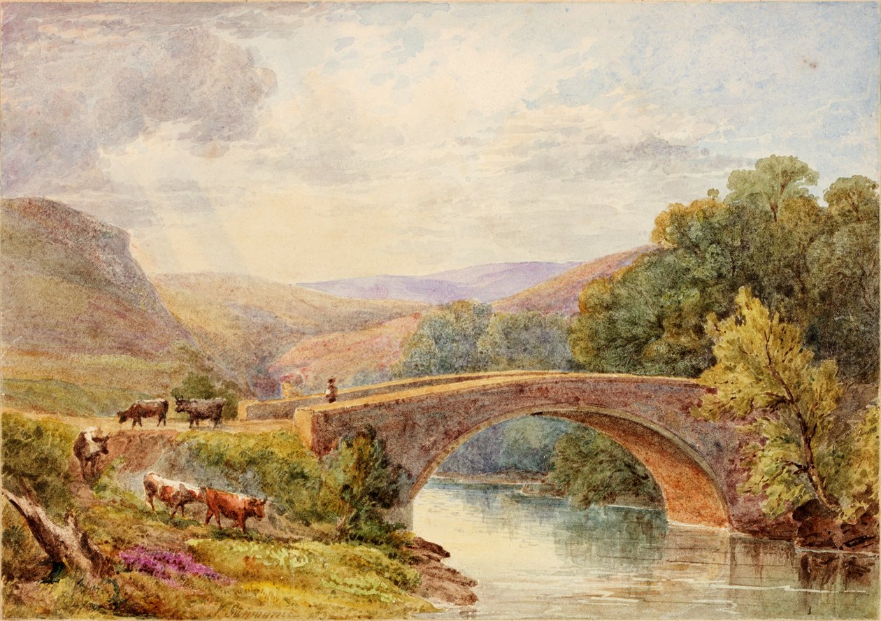 Lewisburn Bridge, North Tyne av Julia Swinburne