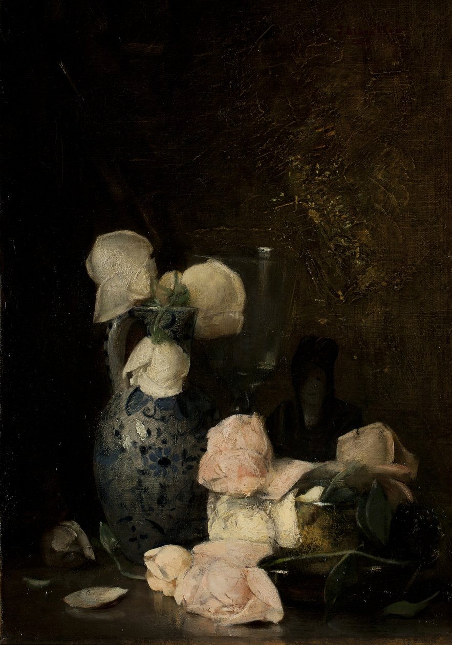 Roser, ca. 1880-90 av Julian Alden Weir