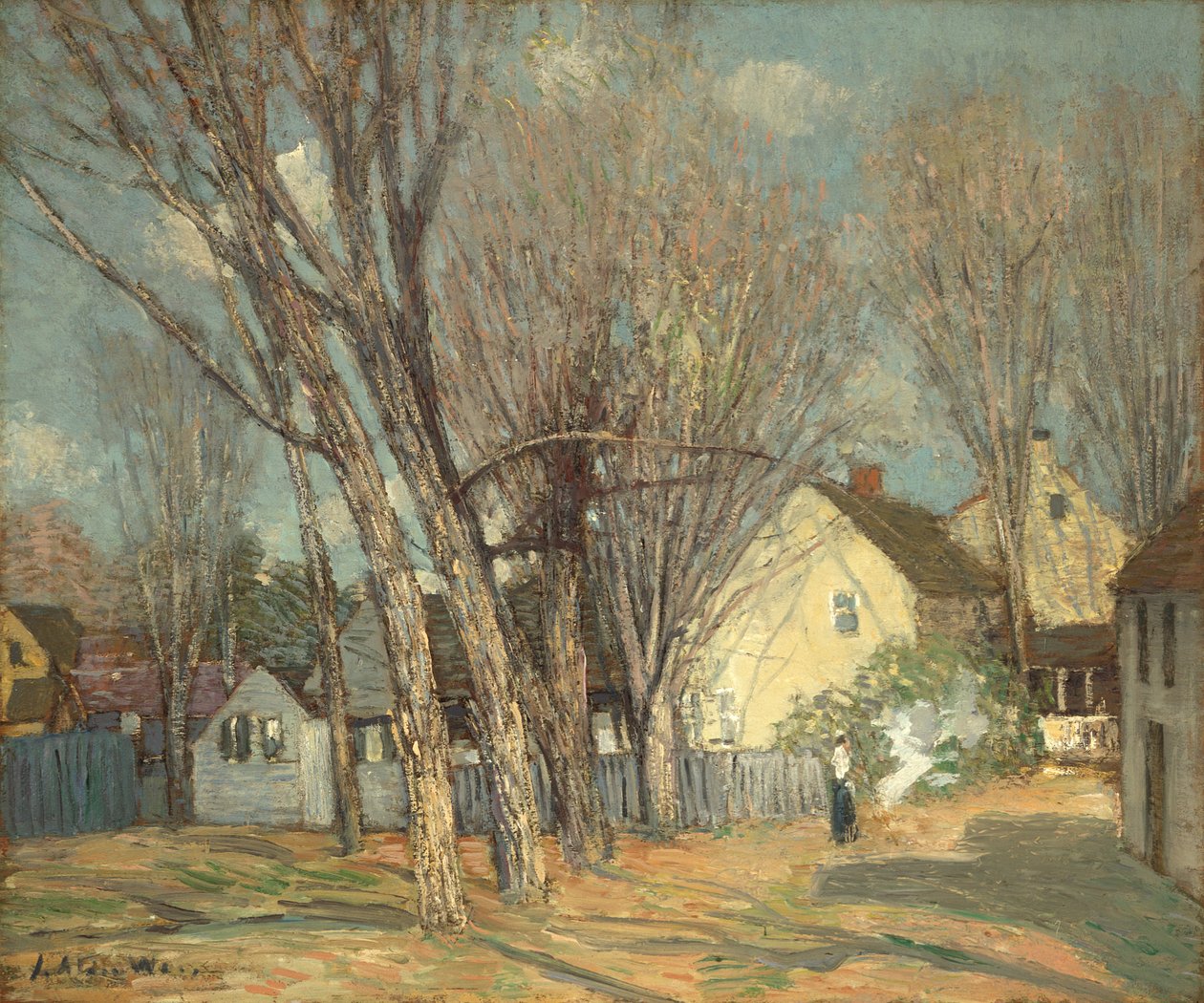Windham Village av Julian Alden Weir