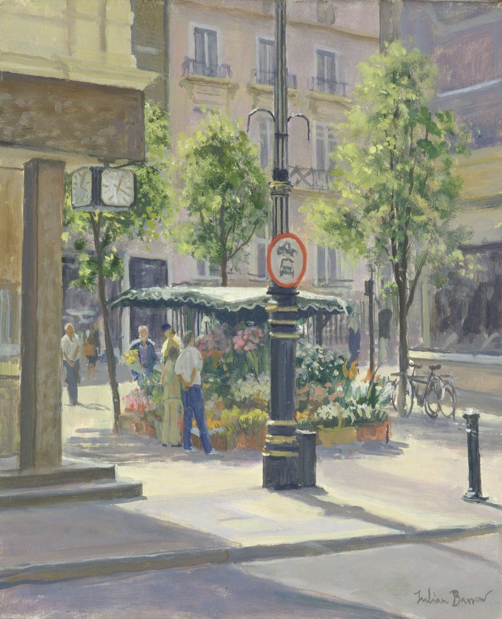 Bond Street Flowerstall av Julian Barrow