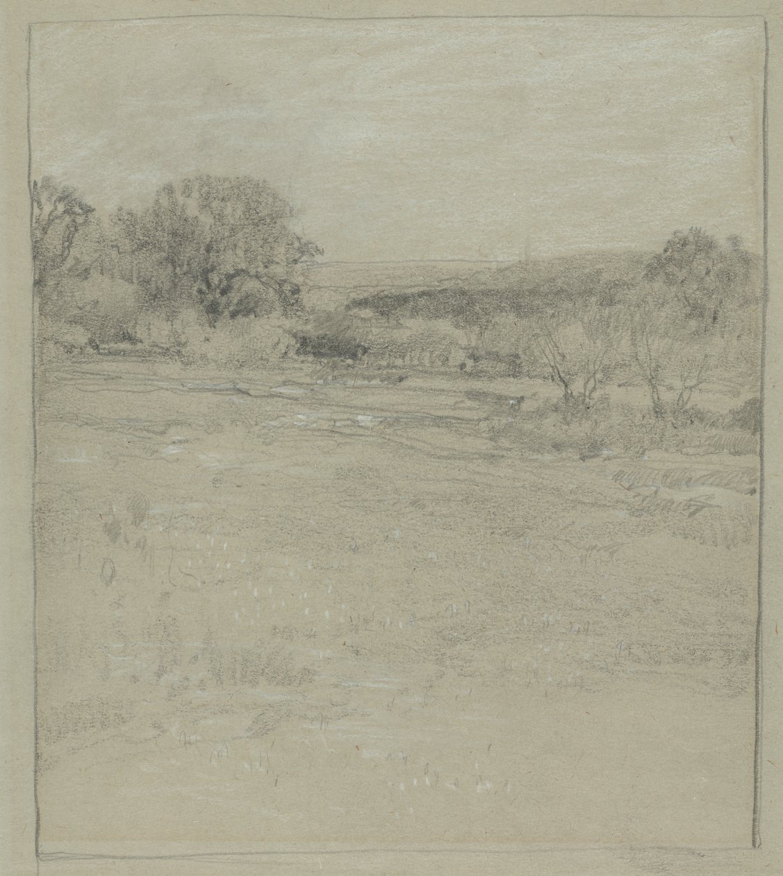 Landskap nær San Antonio av Julian Onderdonk