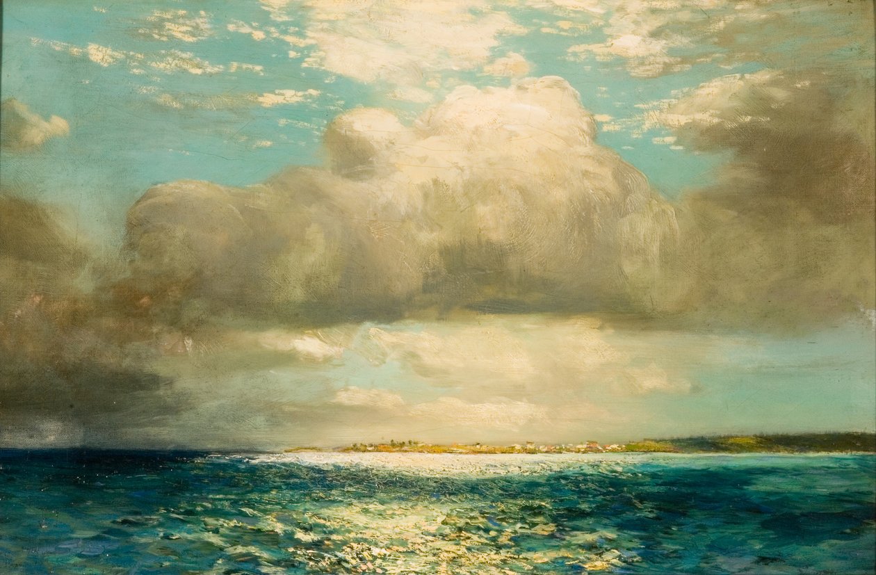 Seascape (olje på lerret) av Julian Rix