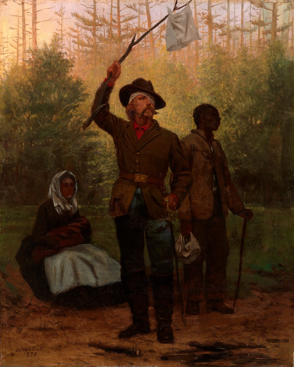 Overgivelse av en konføderert soldat, 1873. av Julian Scott