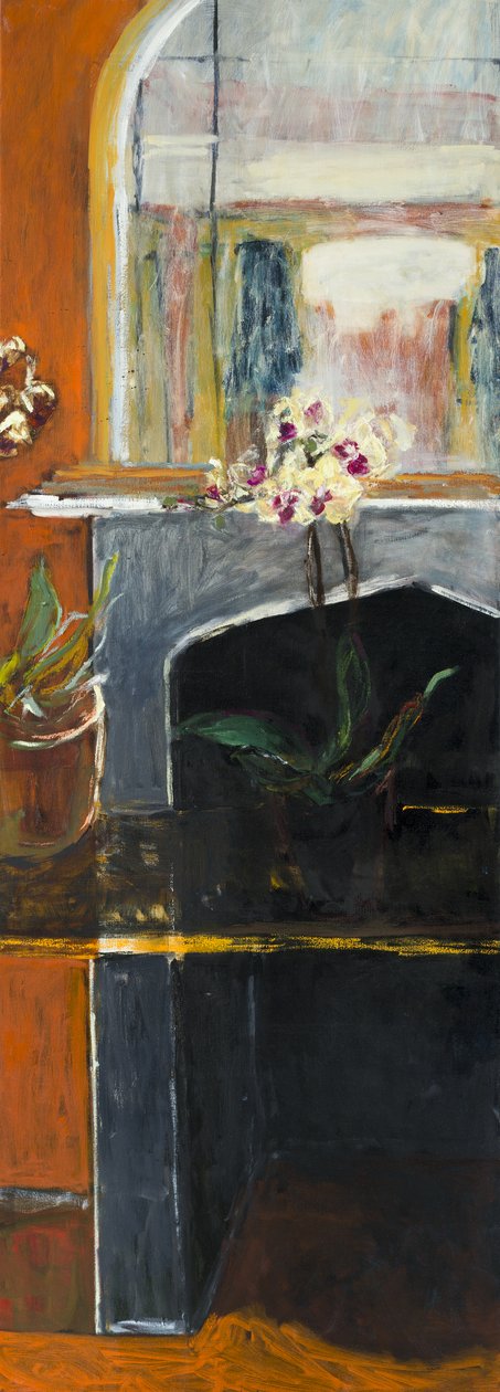 Interiør med orkidé, 2016, av Julie Held