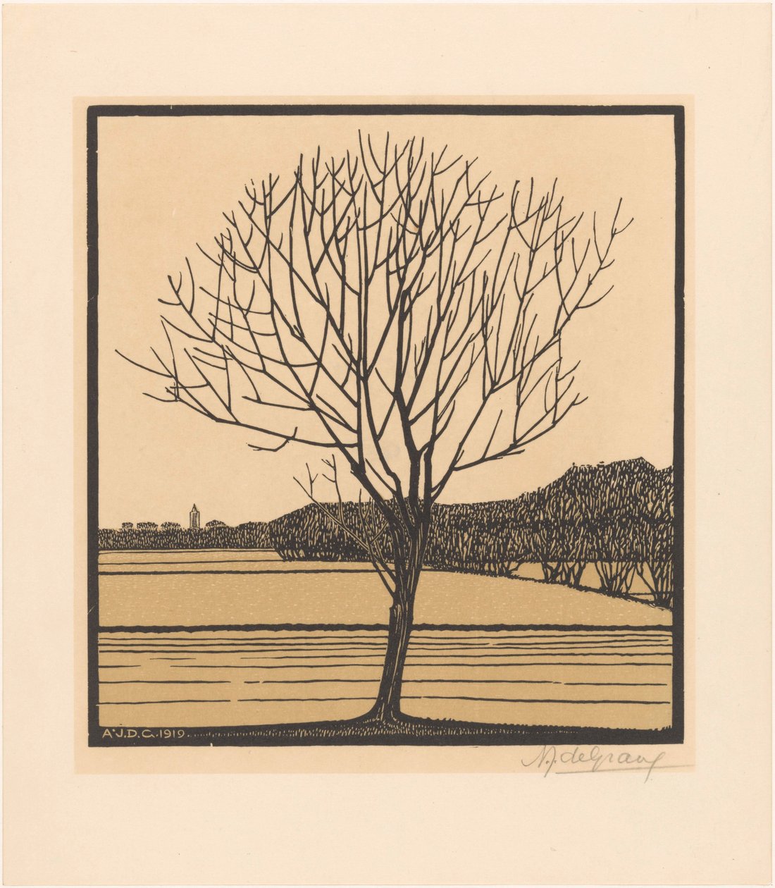 Grønnkålbom av Julie de Graag (signed by artist)
