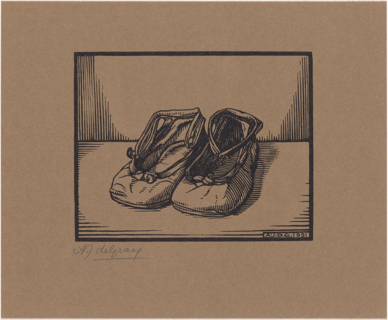 Et par sko av Julie de Graag (signed by artist)