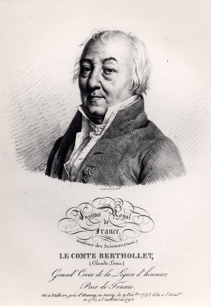 Grev Claude Louis Berthollet (1748-1822) av Julien Leopold Boilly
