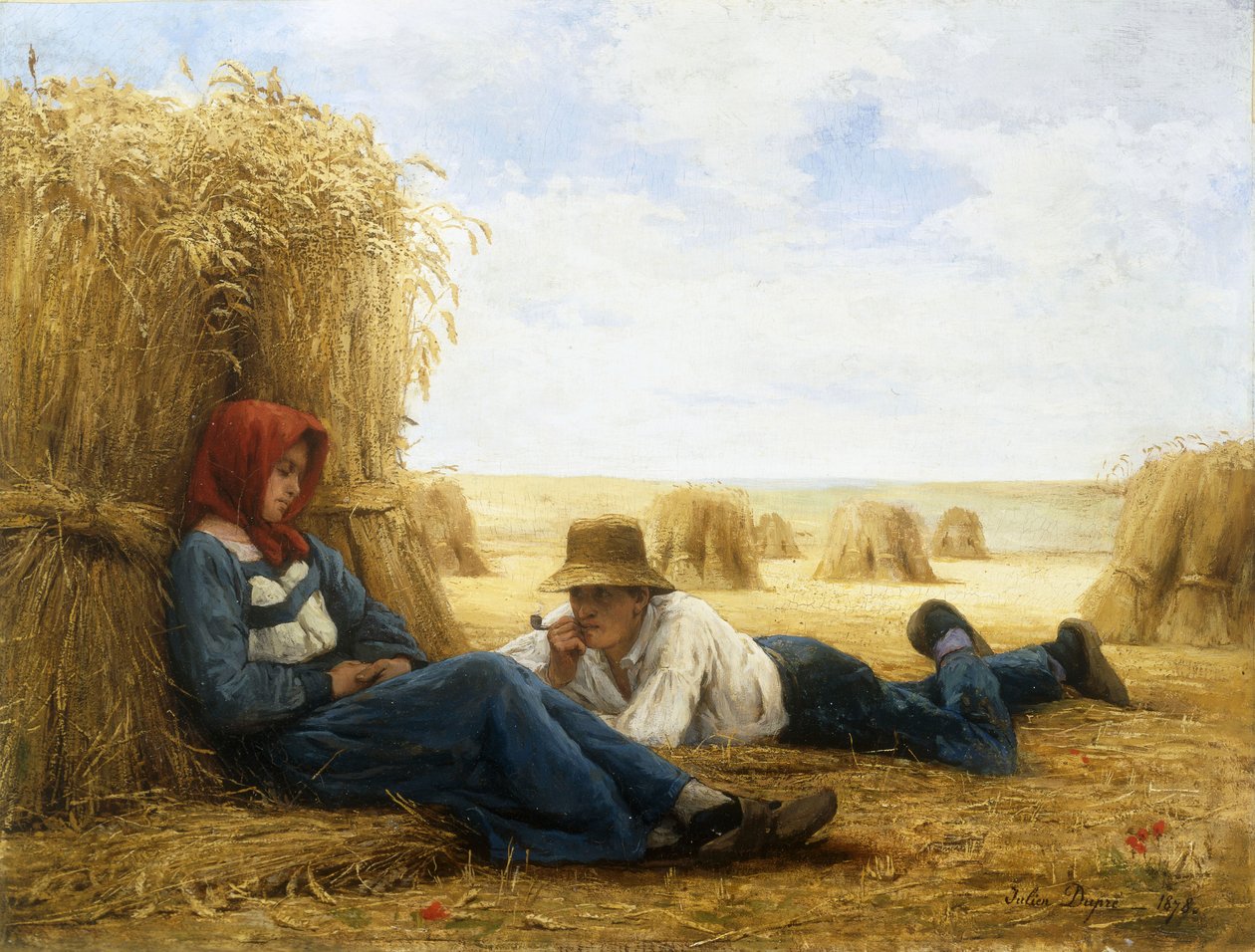 Innhøstningstid av Julien Dupre