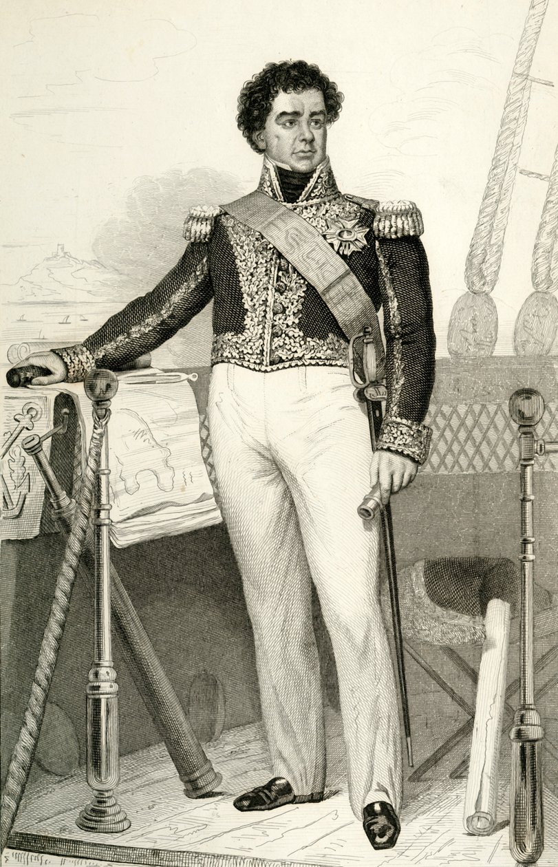 Guy-Victor Duperré, 1804, 1839. av Julien Leopold Boilly