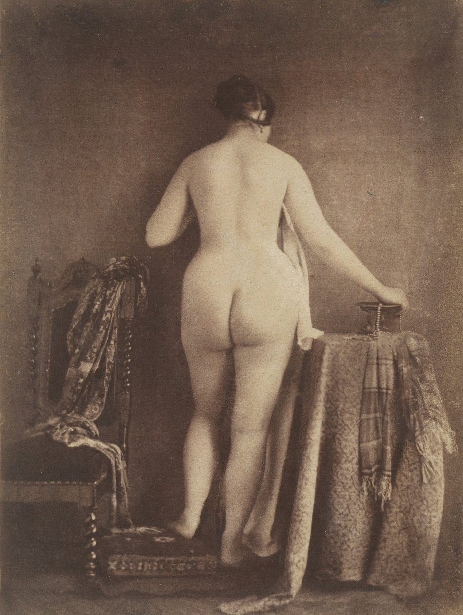[Stående kvinne naken], ca. 1853. av Julien Vallou de Villeneuve