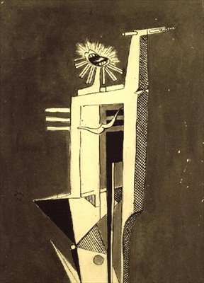 Skrikende figur, Profeten, 1941 av Julio Gonzalez