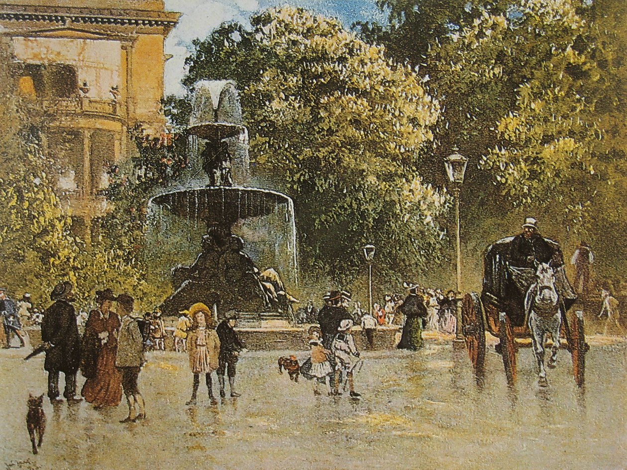 Kemperplatz, gamle Berlin, 1889? av Julius Jacob
