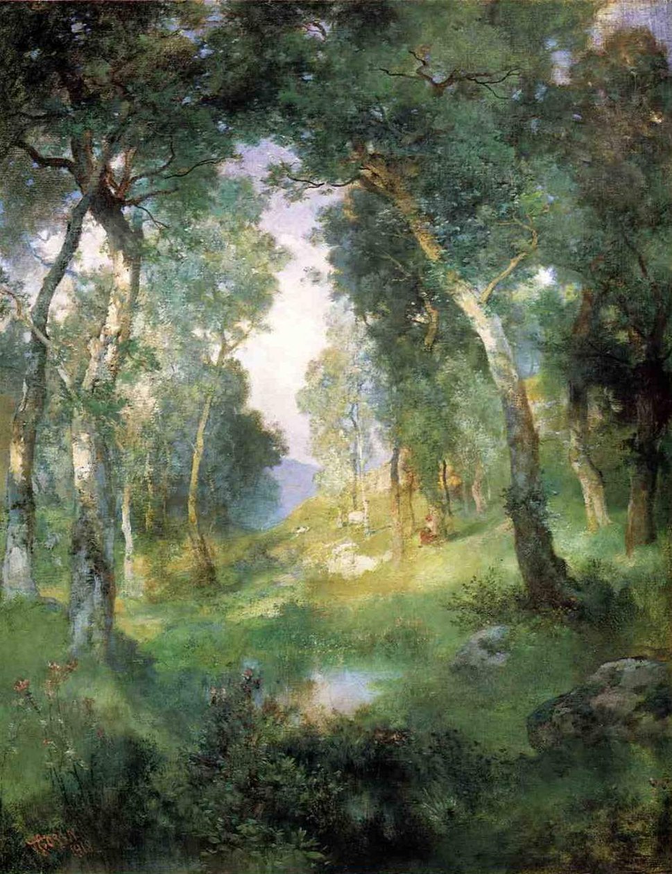 Forest Glade, Santa Barbara av Julius Leblanc Stewart