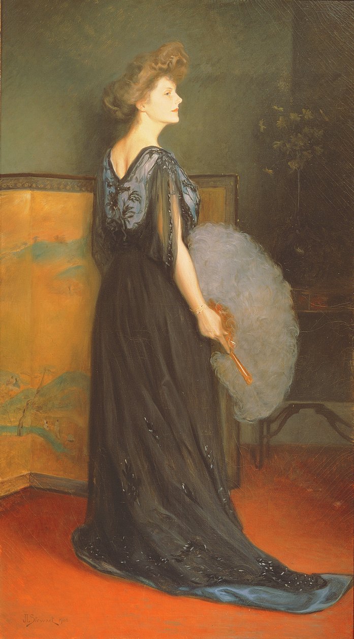 Portrett av fru Francis Stanton Blake, 1908 av Julius Leblanc Stewart