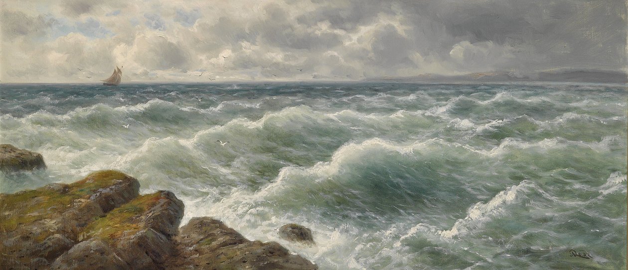 Kystlandskap av Julius Rose