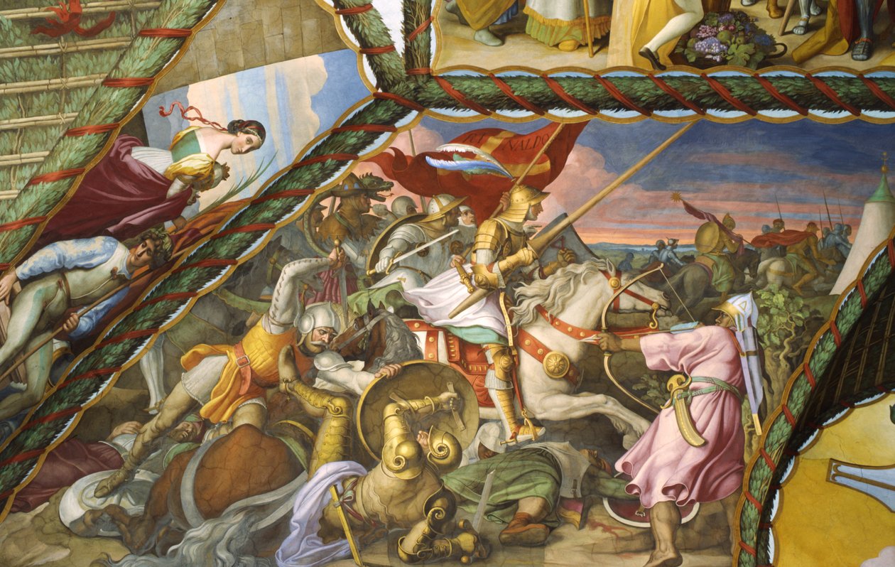 Rinaldo i kamp av Julius Schnorr von Carolsfeld