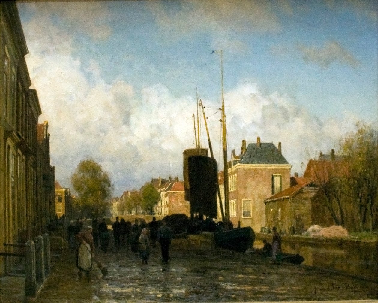 En syk csatorna Hagaban nederlandsk: Den syke i Haag av Julius Sande de van Bakhuyzen