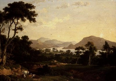 Ullswater: fra Gowbarrow Park av Julius Caesar Ibbetson