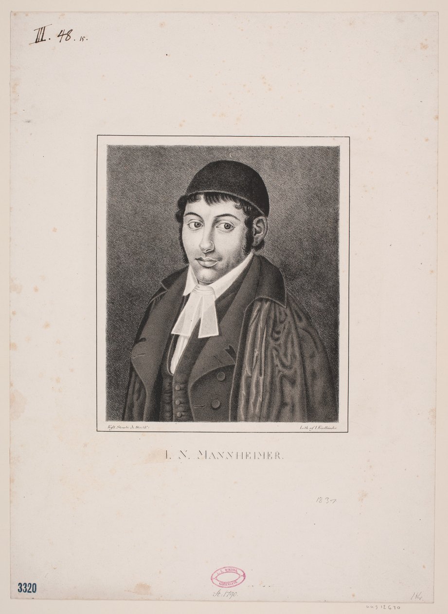 Rabbiner I.N. Mannheimer av Julius Friedlænder