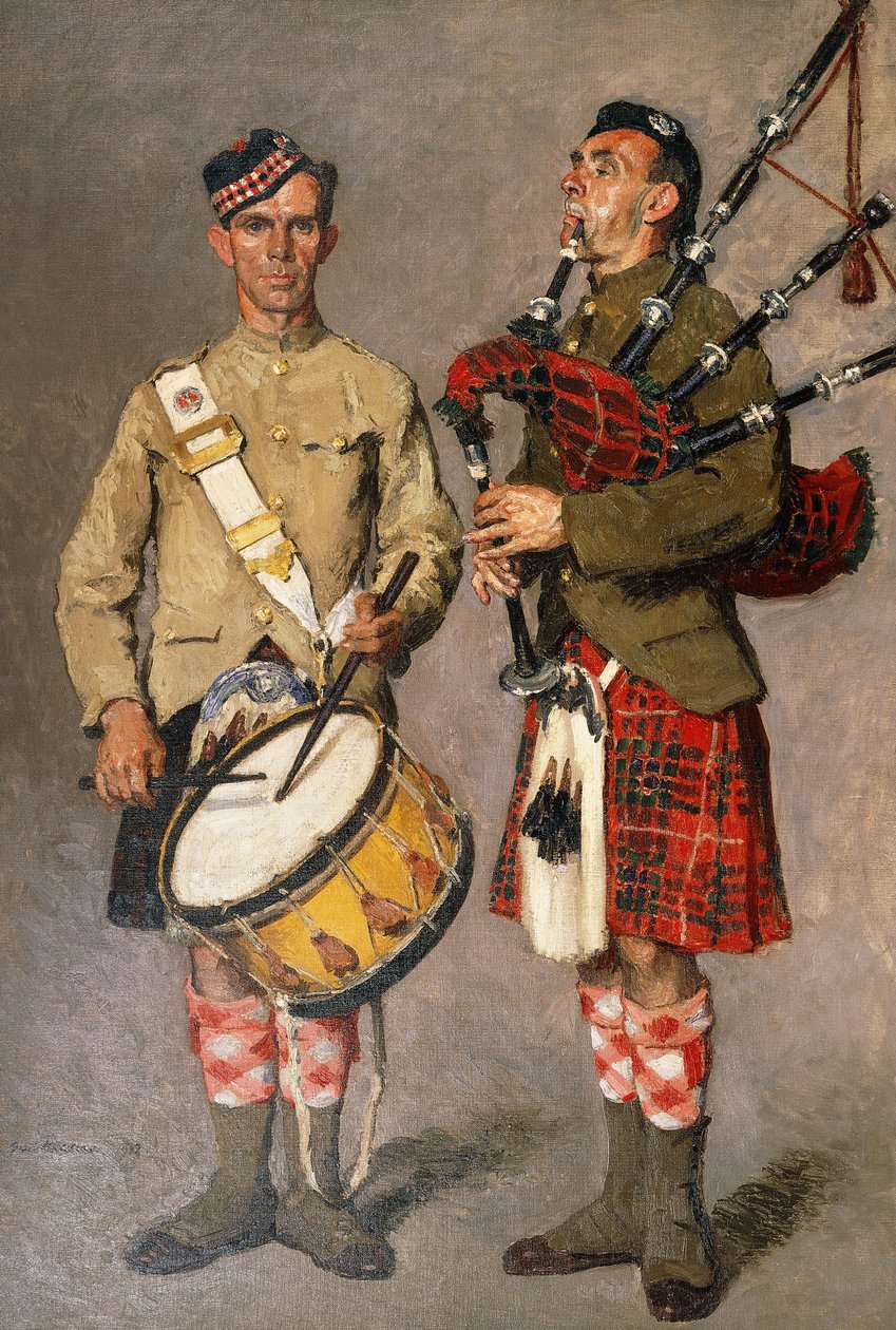 MacPherson og MacDonald av Julius Gari Melchers